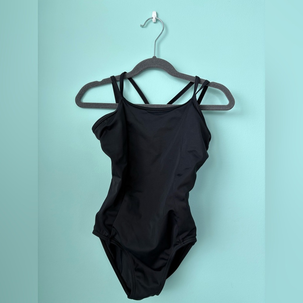 Kids Black Balera Leotard (Intermediate Child)